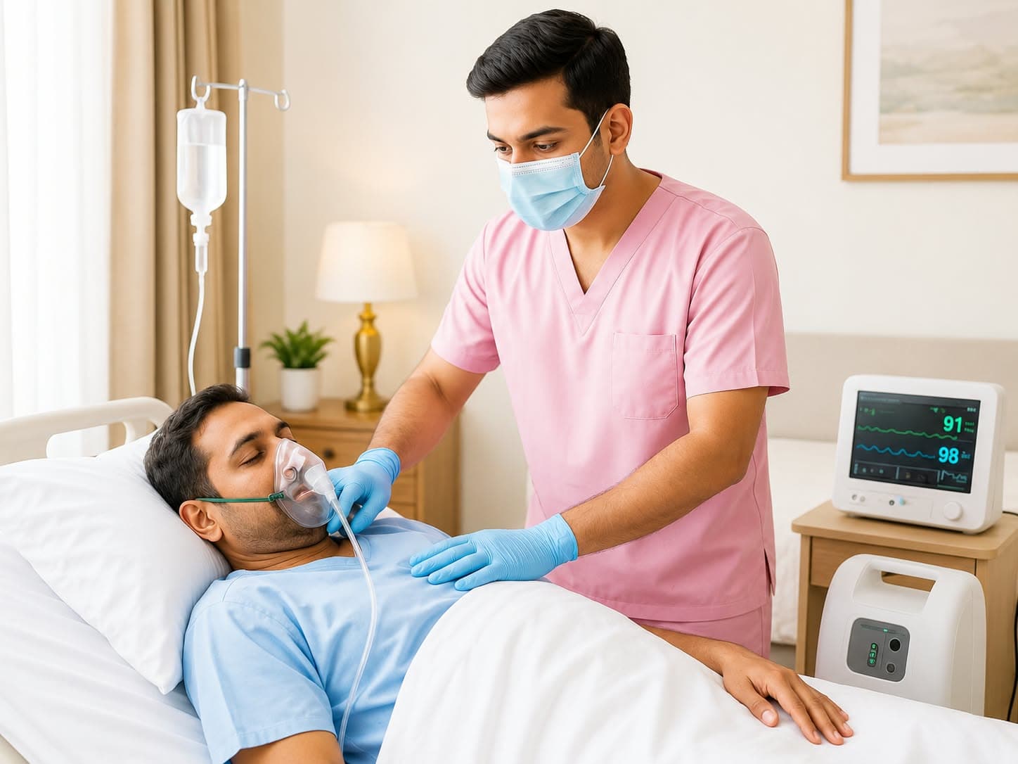 Home Visits — Vitals, Dressing & Wound Care